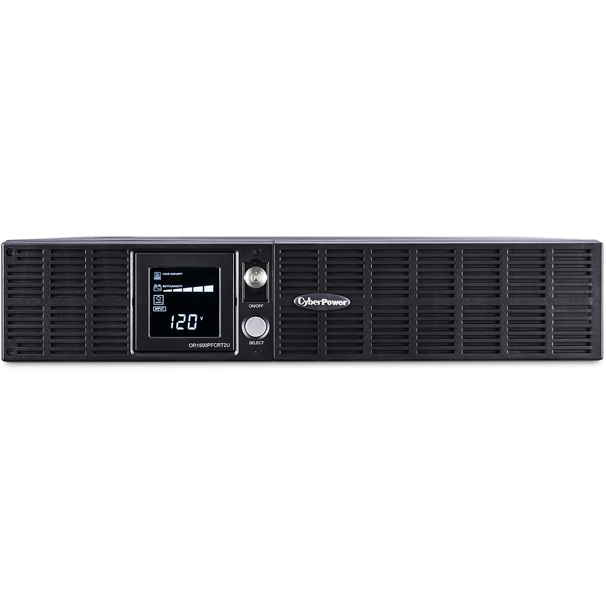 CyberPower OR1500PFCRT2U Smart App Intelligent LCD 1500VA UPS, 8 Outlets, 2U Rac