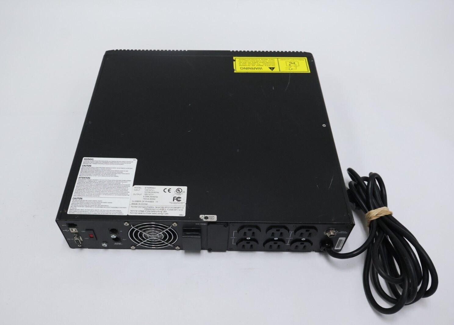 Minuteman Enterprise Plus E750RM2U 750VA 600W Rackmount UPS (READ NO BATTERY)
