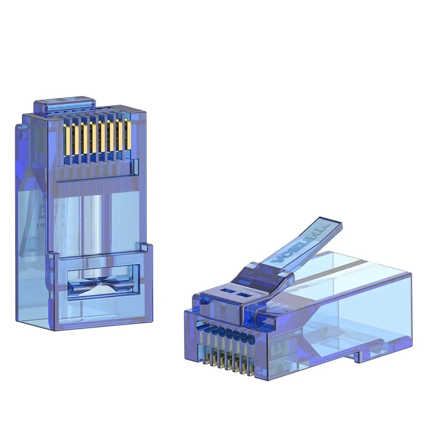 ZoeRax 100PCS CAT6 RJ45 Connectors Pass Through Cat6 Ends 8P8C Modular Plug