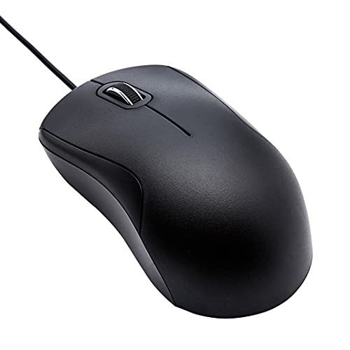 Amazon Basics USB Wired Mouse 3 Buttons Standard Blackfrom JP