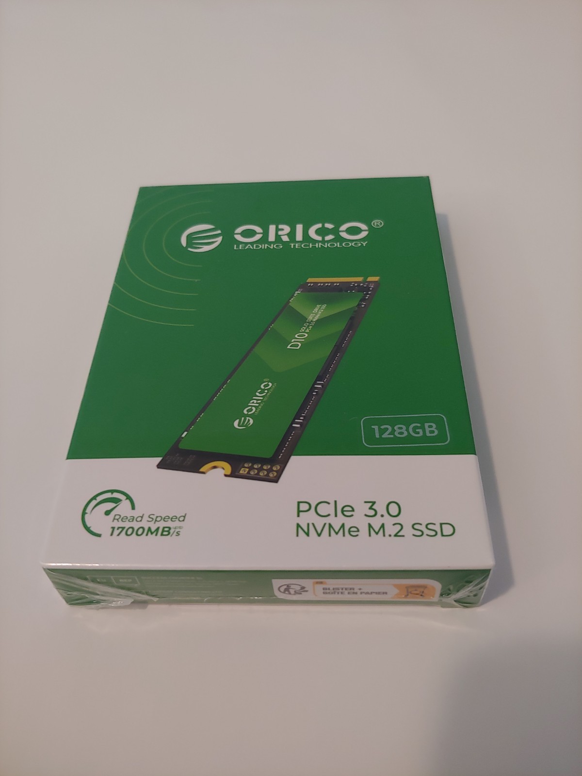 New Sealed ORICO 128GB M.2 NVMe M Key 2280 PCIe3.0 1700MB/s