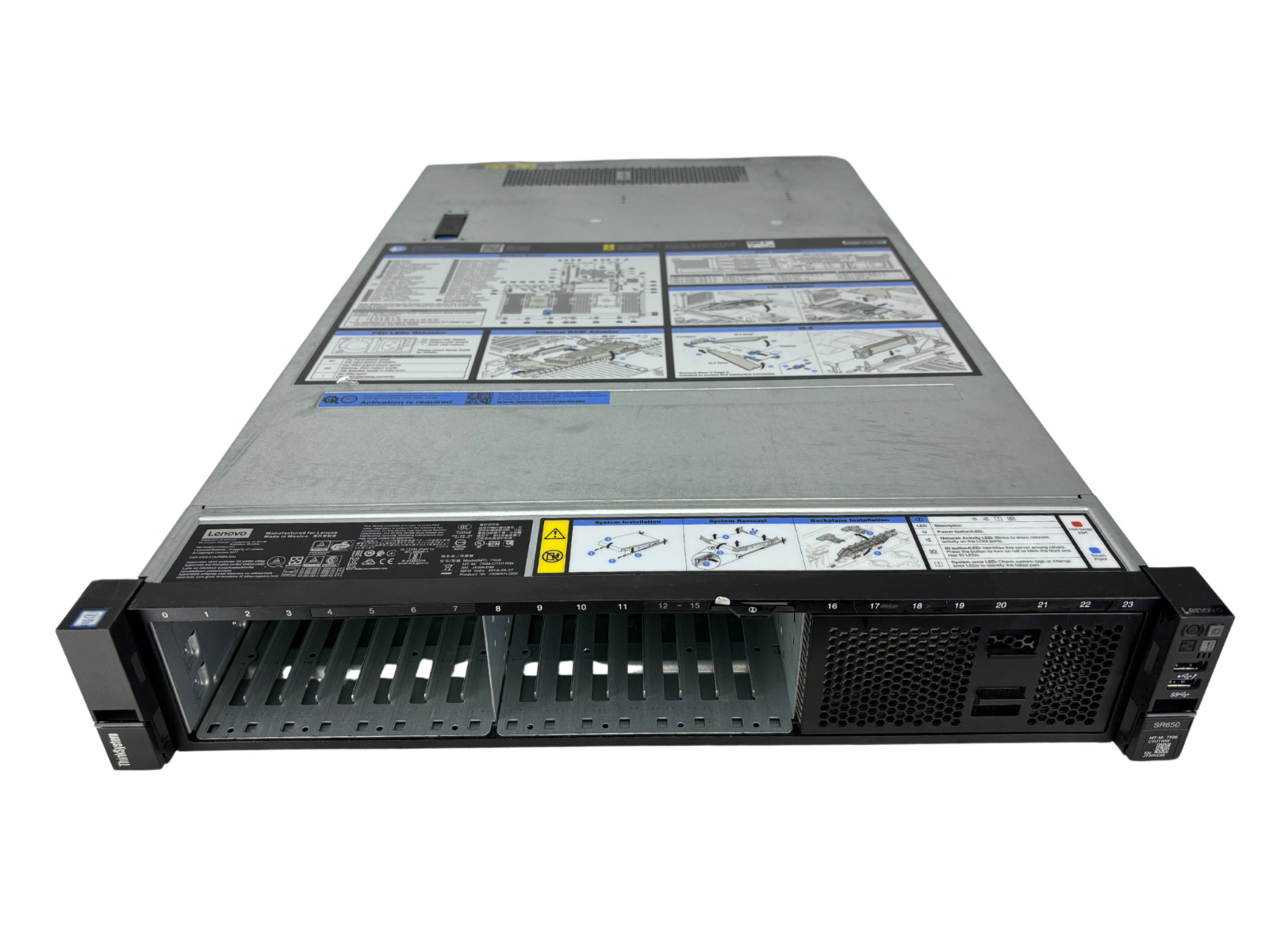 Lenovo 7X06-AC1 ThinkSystem SR650 16bay 2.5" 2U CTO Server 2xHS RPS