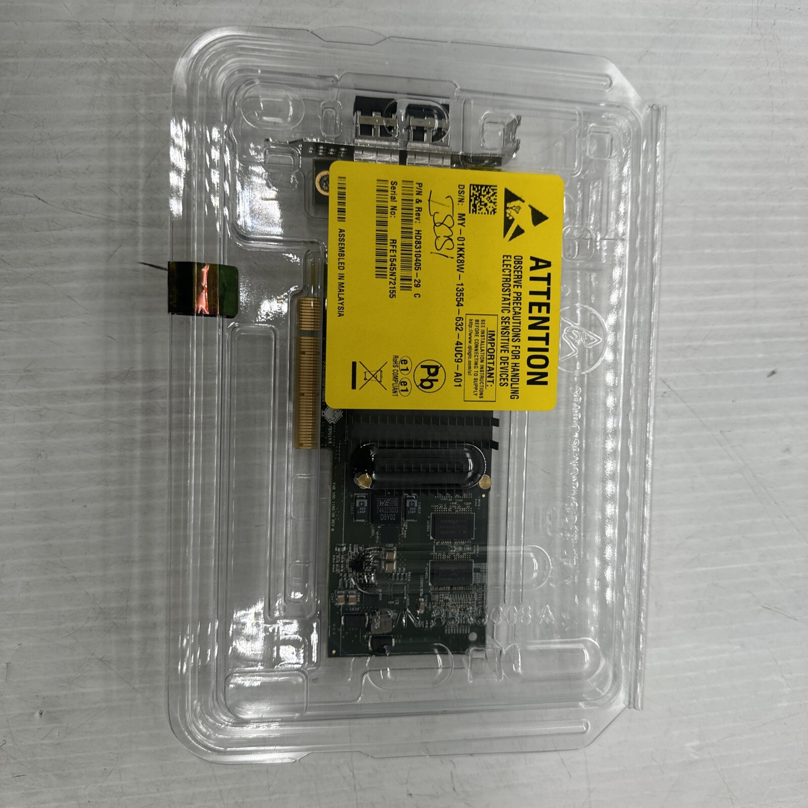 Dell Chelsio T520 0JF0FV 0VV004 10Gb Dual Port SFP+ Network