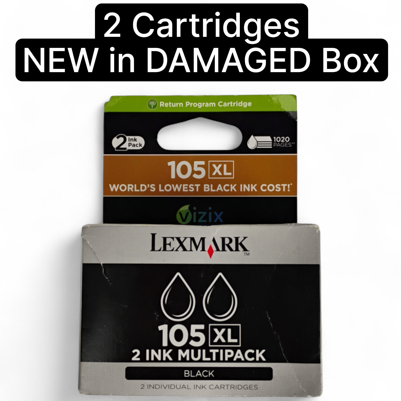 Genuine Lexmark 105XL Black for Pinnacle Pro901 Prestige Pro805 Platinum Pro905