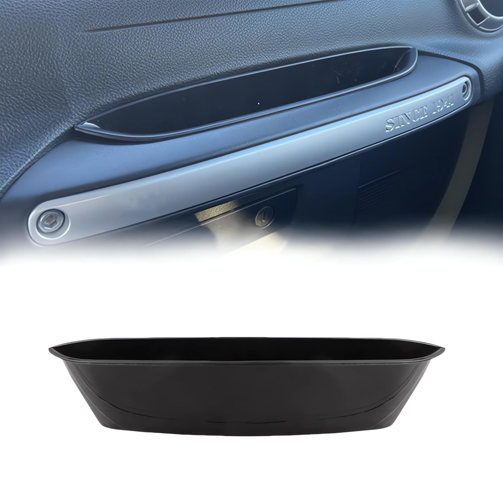 Interior Passenger Grab Handle Organizer Storage Tray Compatible with 2011-20...