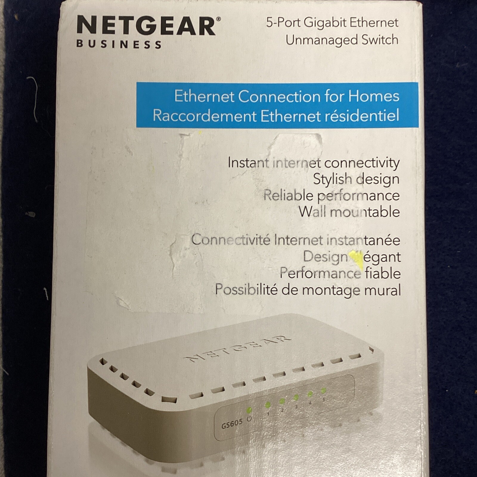 NETGEAR Business 5-Port Gigabit Ethernet Unmanaged Switch (GS605)