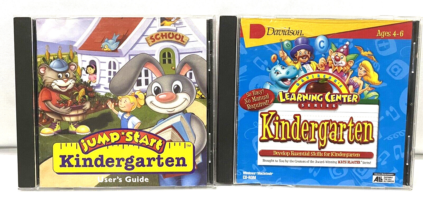 Set of 2 Jump Start Kindergarten- Davidson Learning Center Kindergarten 4-6