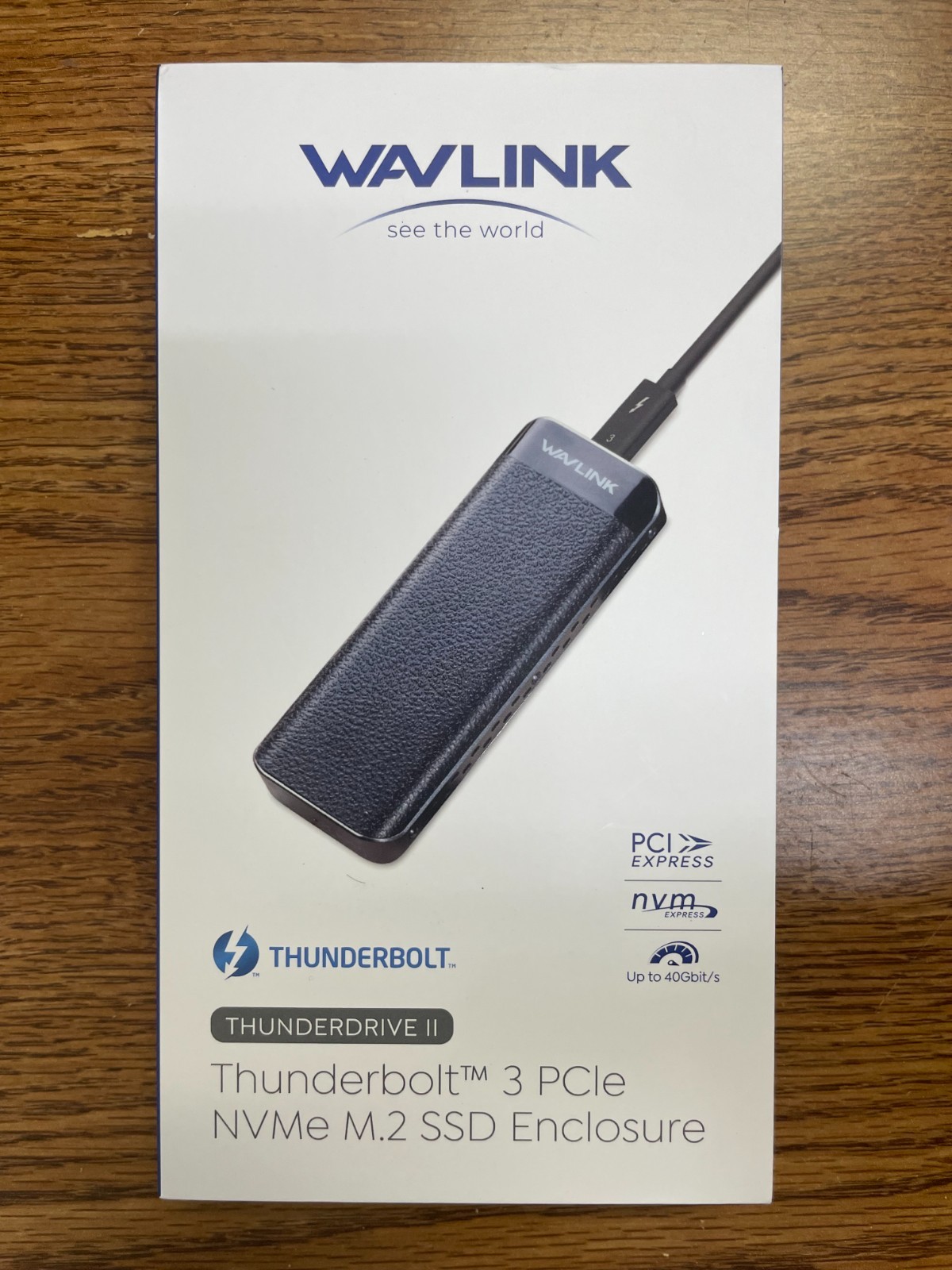 Wavlink Thunderbolt 3 PCIe NVMe M.2 SSD Enclosure