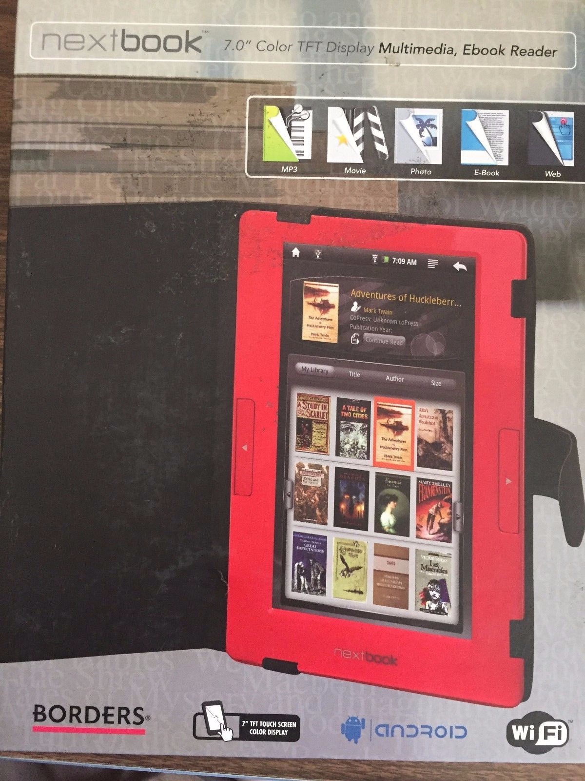  NextBook NEXT2 7-Inch Touch Screen Android Tablet- RED