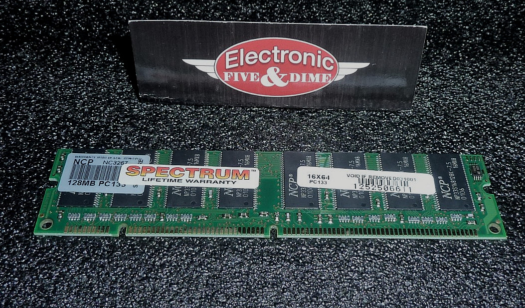 128MB PC133  SPECTRUM  168PIN Simm Memory DESKTOP