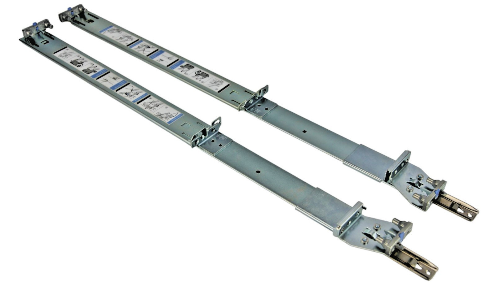 Dell R510 R520 R530 R720 R730 R740 2/4 Post Rack 2U B4 Static Rails H872R