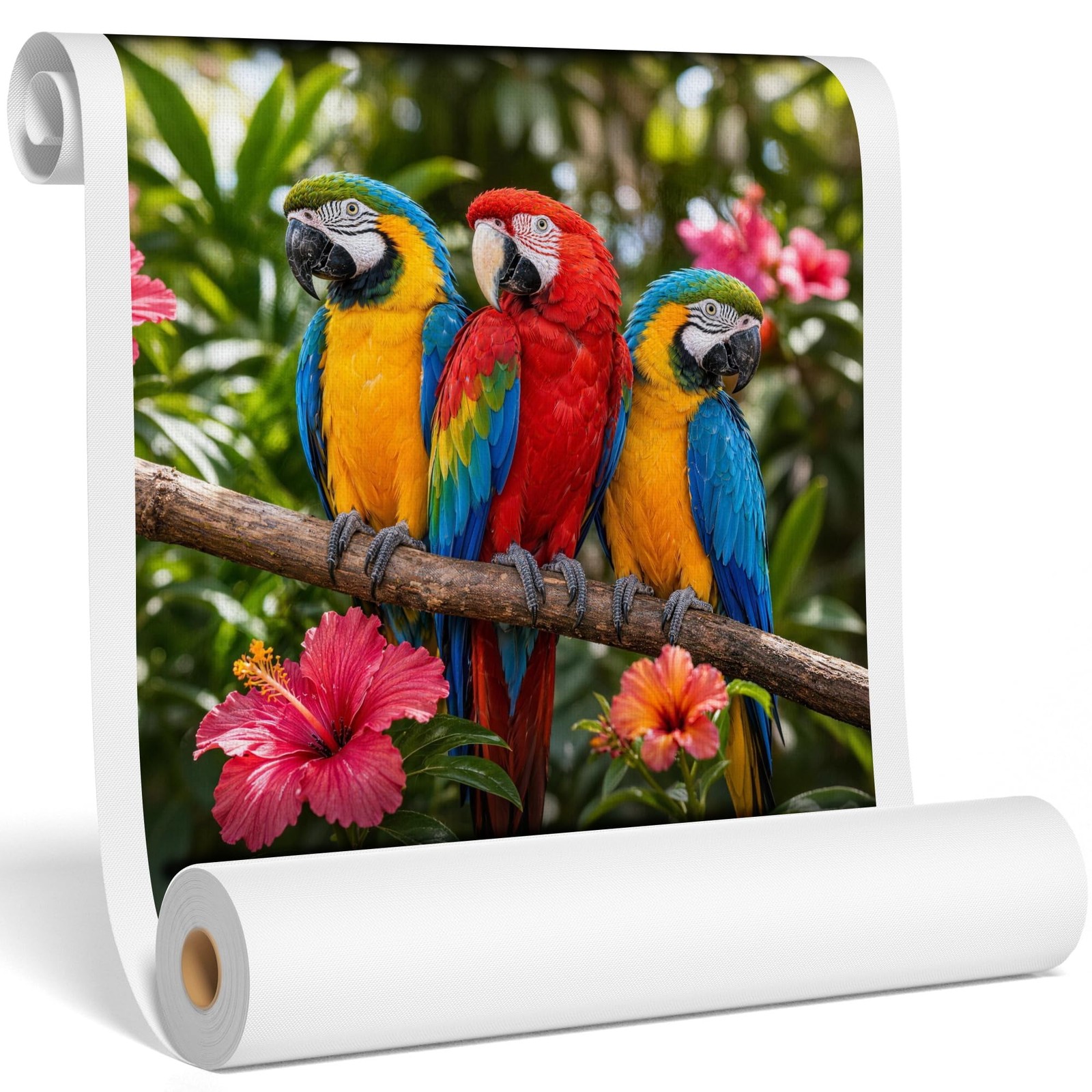 Premium Canvas Roll for Wide Format Printers, Quick Dry Water Resistant for F...