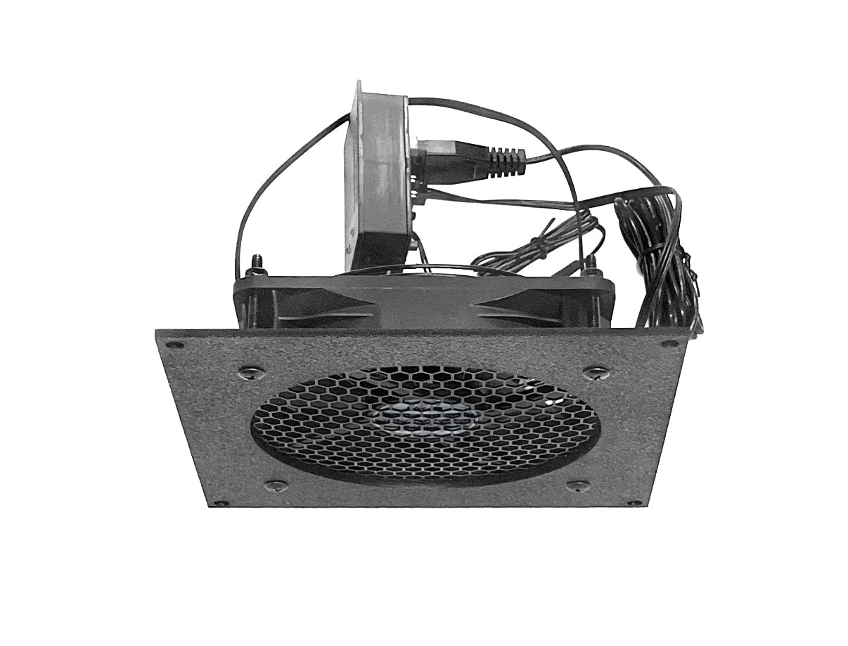 Single 120mm Pre Set Thermal Controlled Cooling Kit Cabinet AV Component