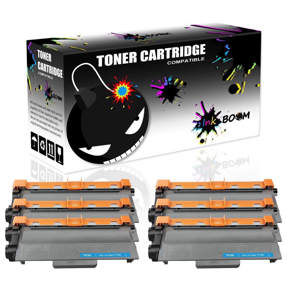 6BK Toner fits Brother TN780 MFC-8710DN DCP-8155DN HL-5450DN HL-5470DW HL-5445D