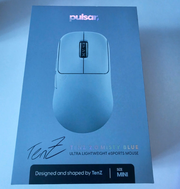 Pulsar VALORANT TenZ 2.0 Edition Wireless Gaming Mouse Misty Blue Mini New