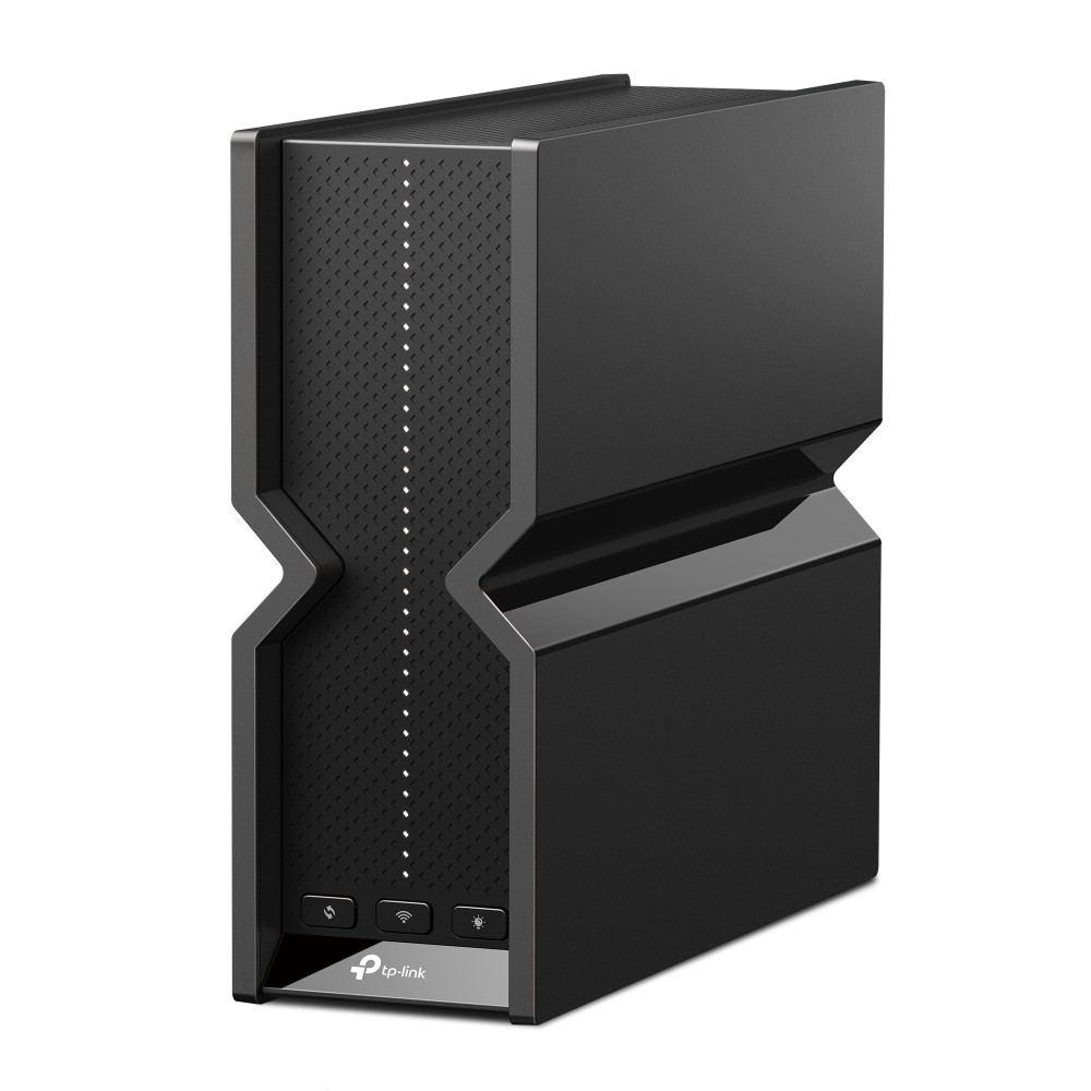 TP-Link - Archer BE11000 Tri-Band Wi-Fi 7 Router - Black Refurbished