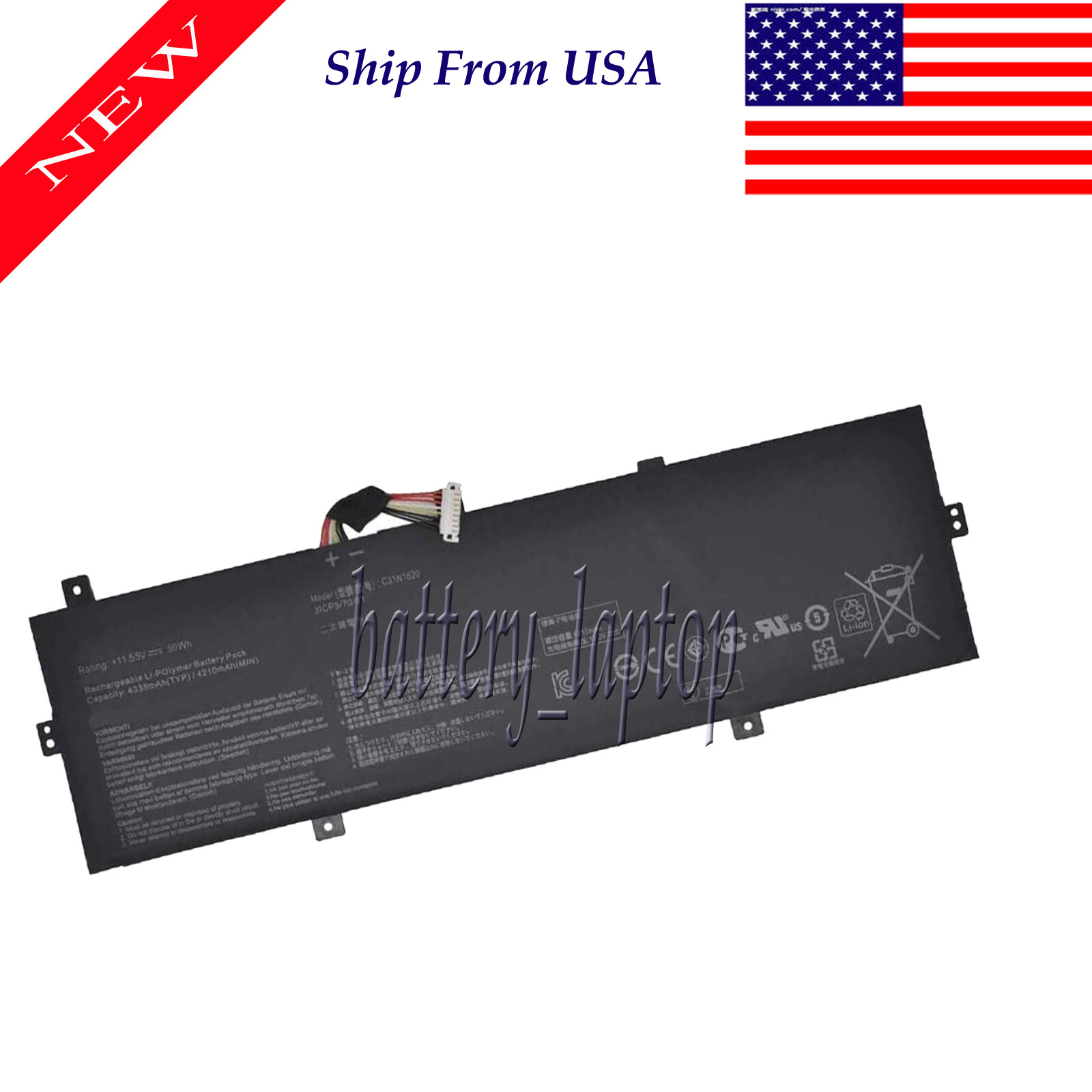 C31N1620 Battery for Asus Pro P5340FA P5440FA P5440FF P5440U P5440UA P5440UF