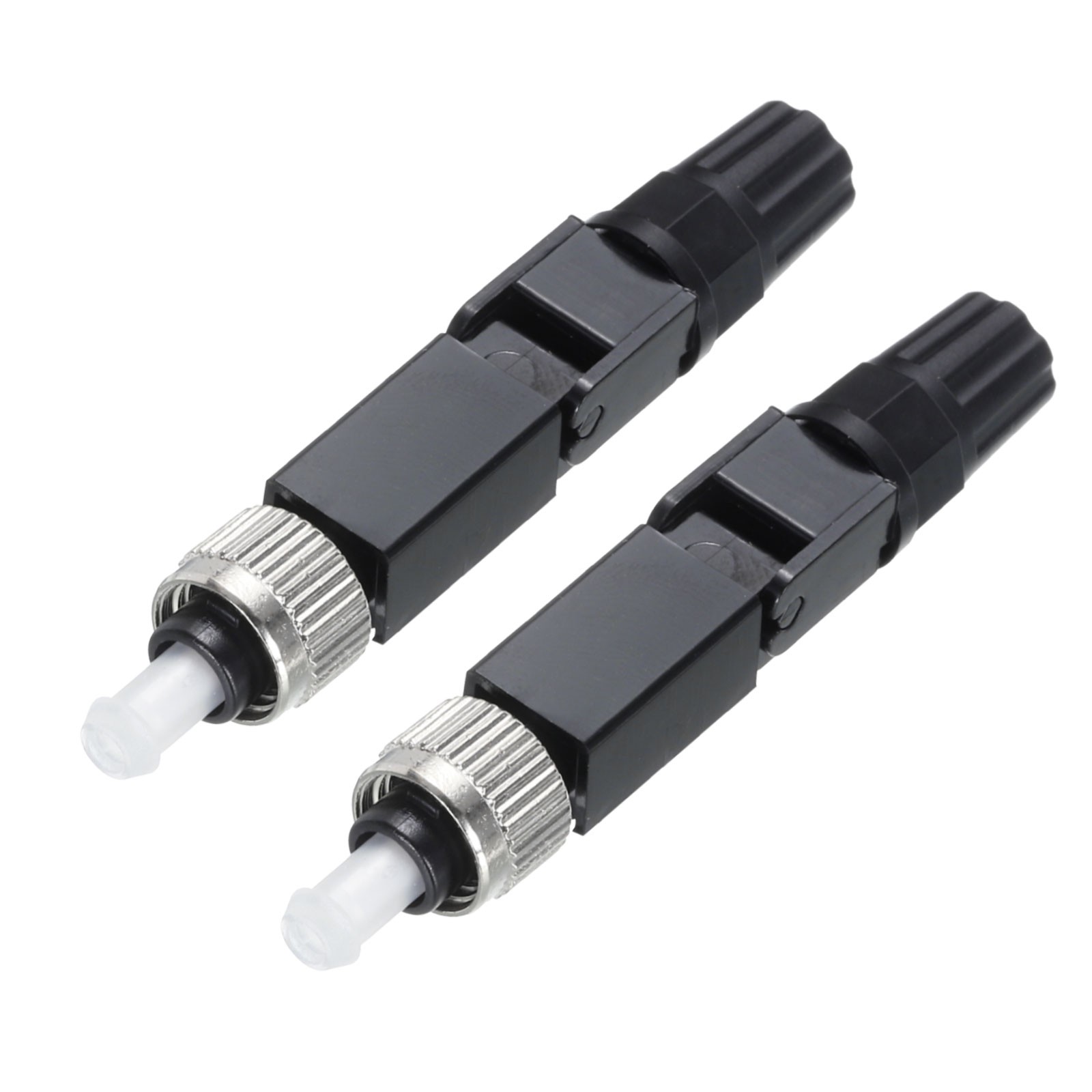 2PCS FC UPC Fiber Optic Quick Connector, FC SM Fiber Fast Connectors Adapter