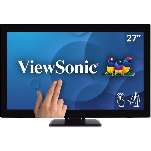 ViewSonic TD2760 27  1080p Ergonomic 10-Point Multi Touch Monitor with RS232, HD