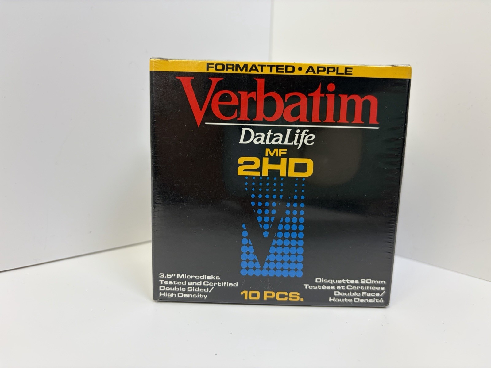 VERBATIM DataLife MD 2HD 3.5” Microdisks 10 Pieces - BRAND NEW Sealed NOS VTG