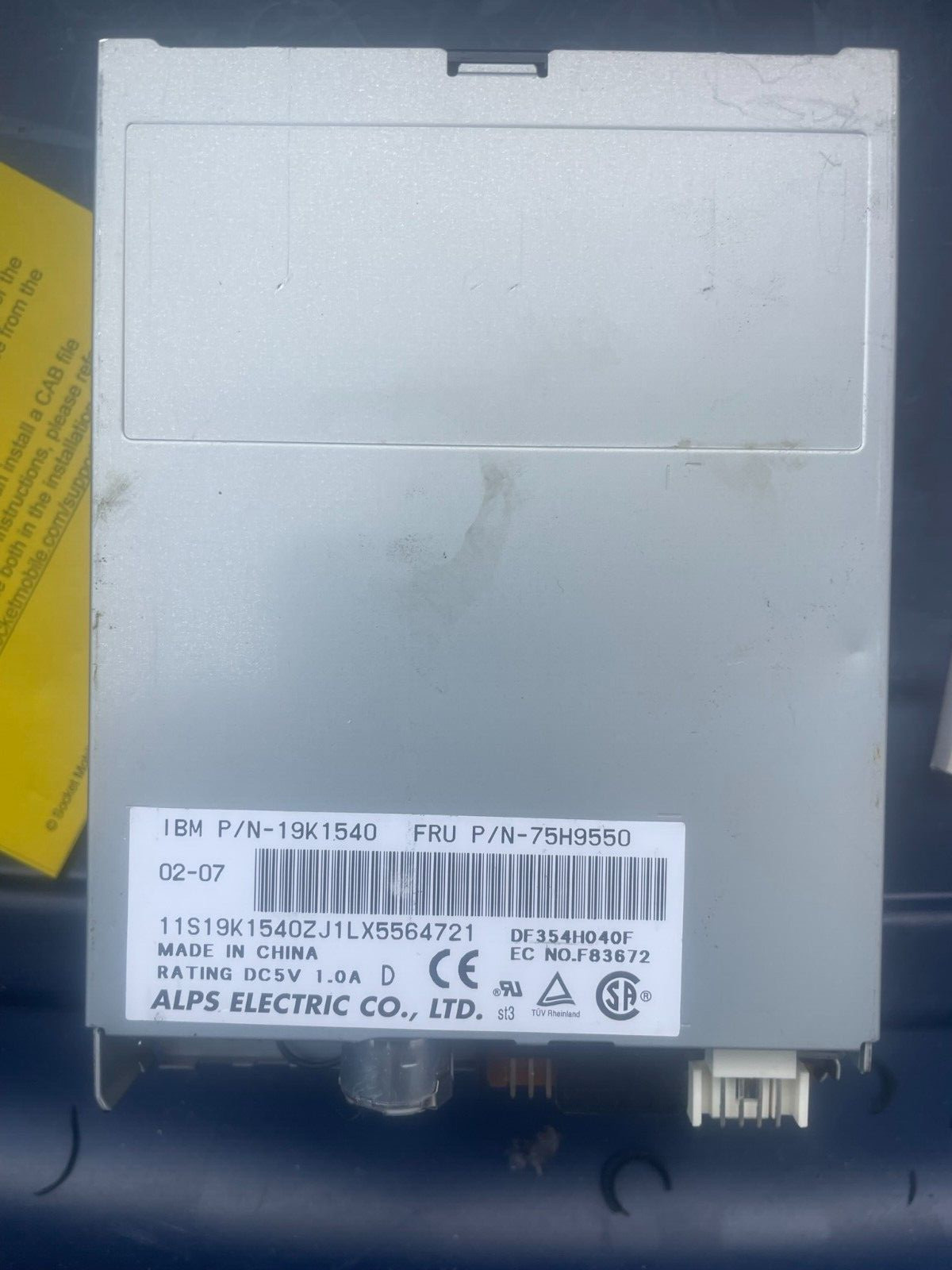 IBM  Computer Floppy Disk Drive 75H9550 19K1540 Alps