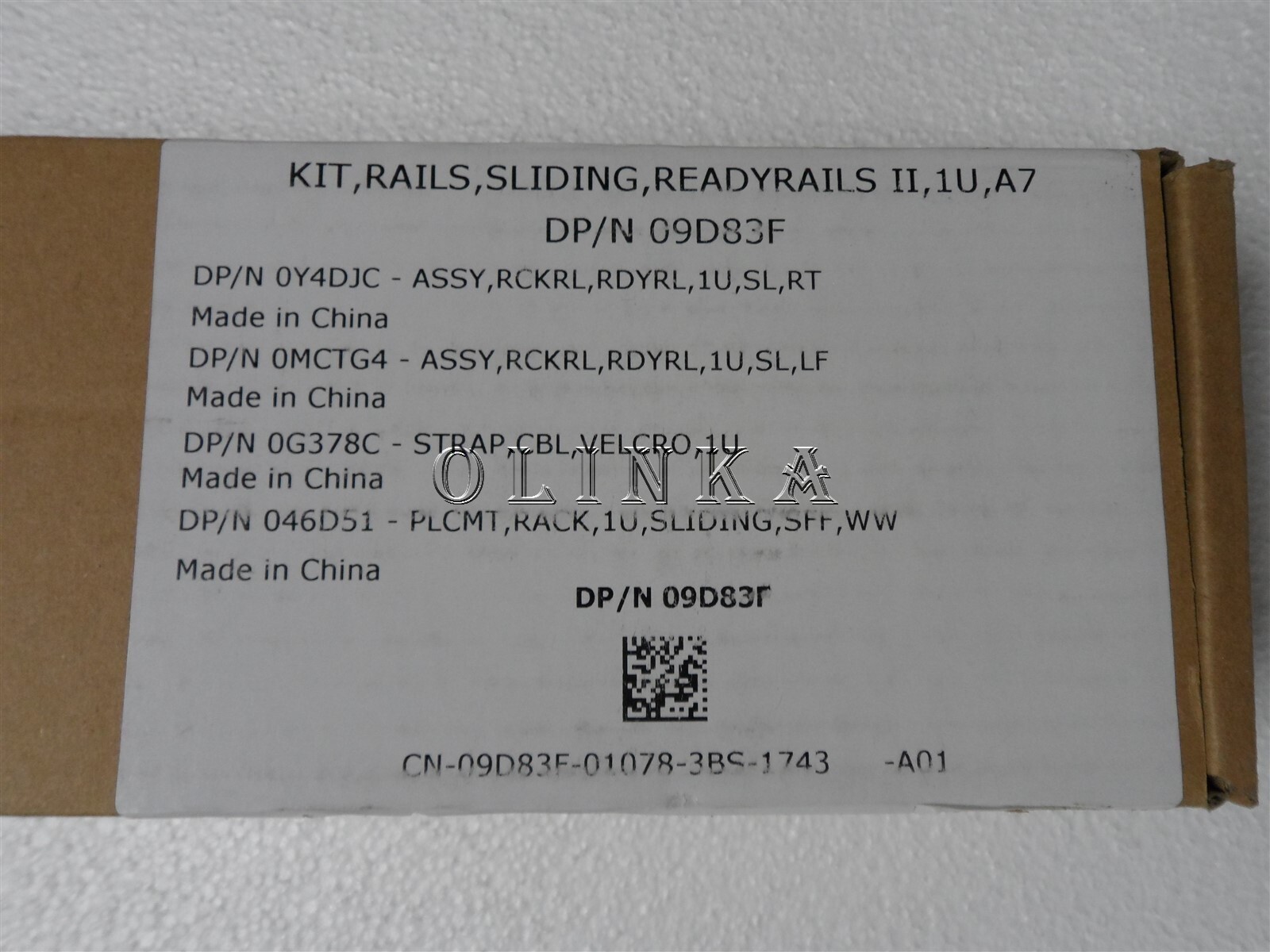 DELL POWEREDGE R620 SERVER RAILS SLIDING READYRAILS II 1U RAIL KIT 6RTCR 81WCD