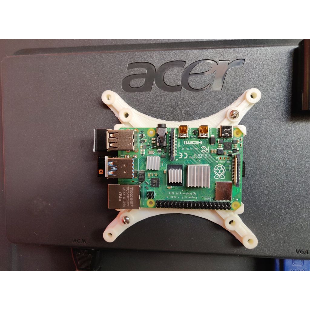 Raspberry Pi mount - VESA Compatible 3d Printed
