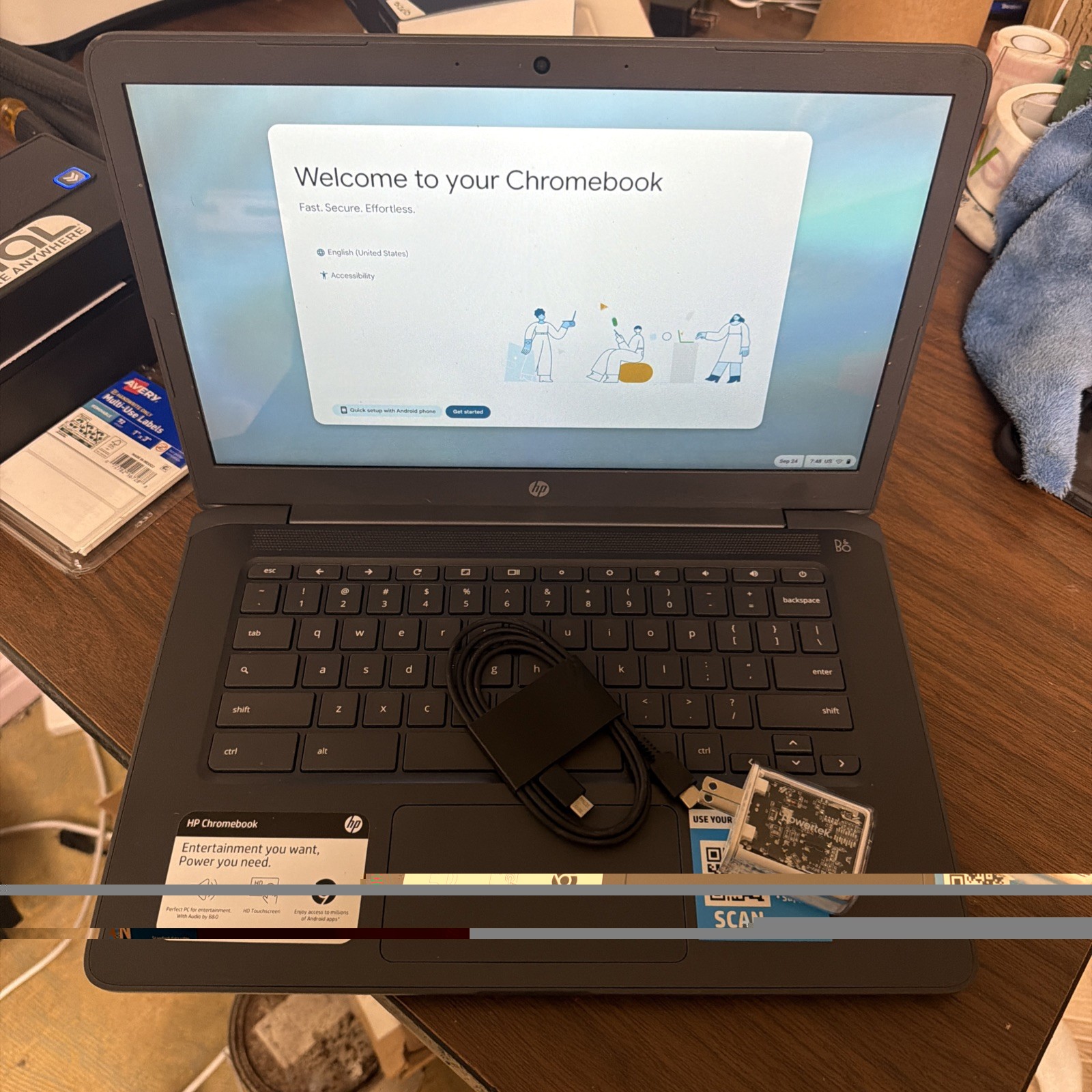 HP Chromebook 14.5 Inch Model TPN-Q216 Factory Reset
