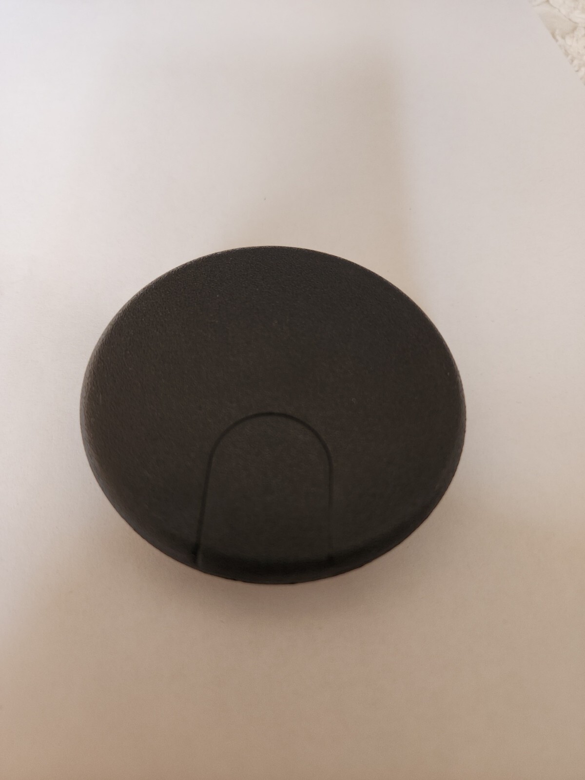 One Black Plastic Wire Cable Grommet For 2" Diameter Desk Hole Countertop
