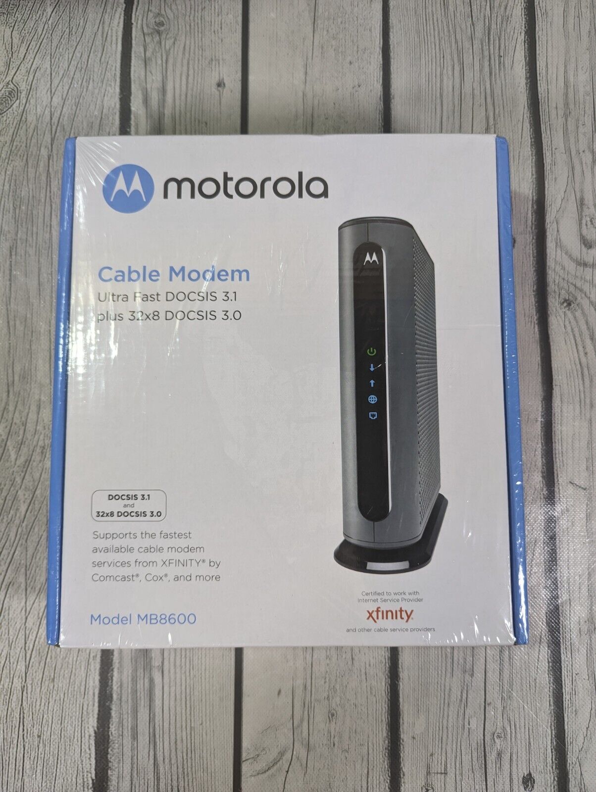 NEW Motorola MB8600 DOCSIS 3.1 Internet Cable Modem 6000mbps FACOTRY SEALED