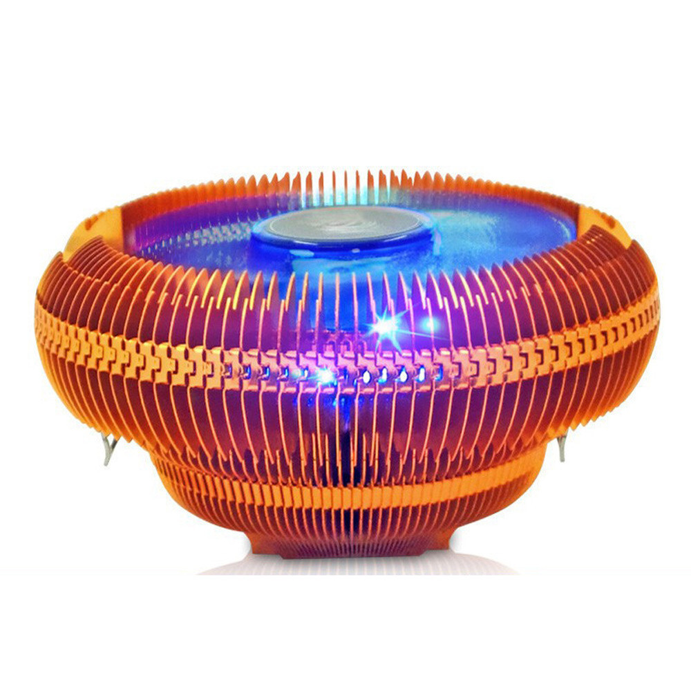 Desktop computer RGB LED CPU Copper Plated cooling fan multi-platform universal