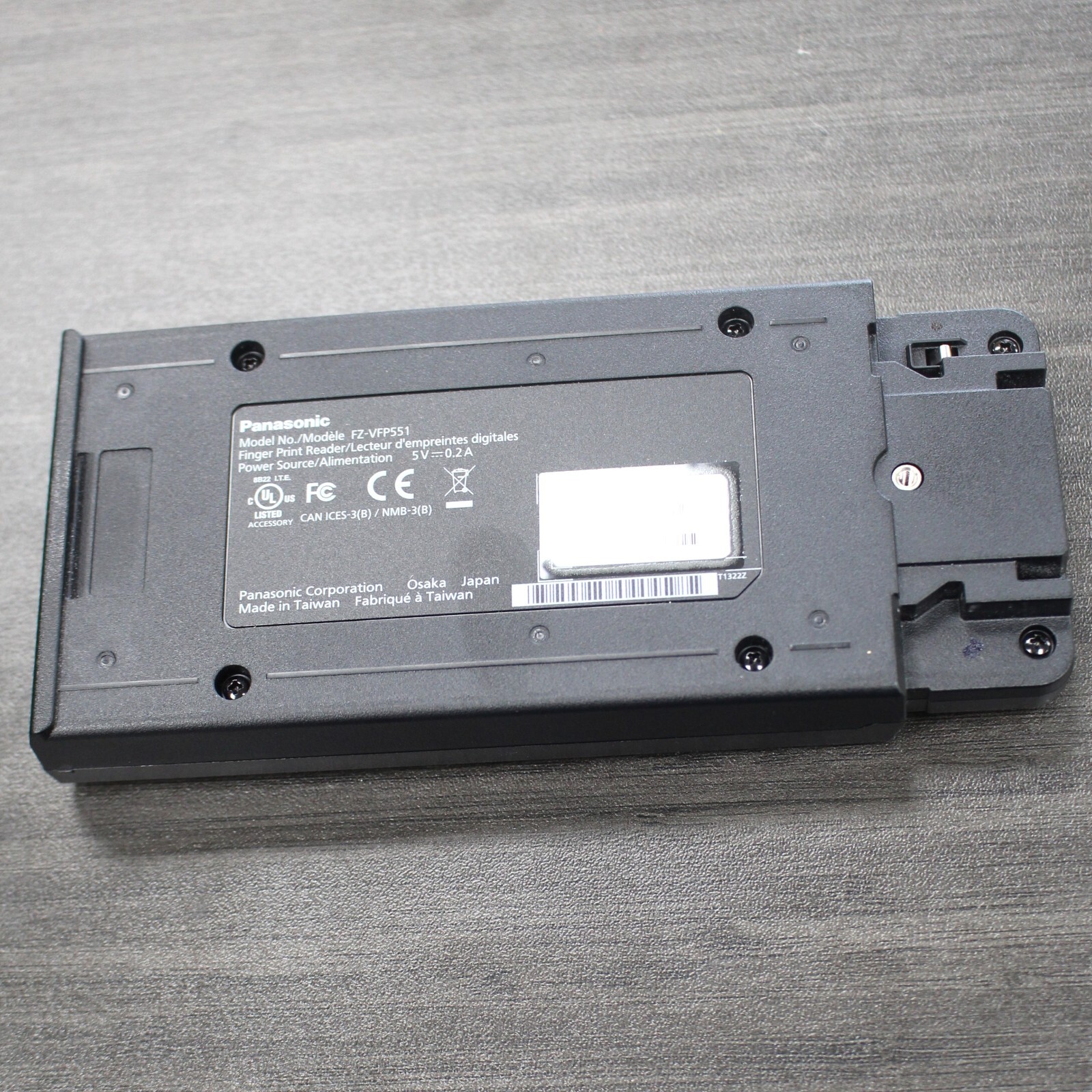 PANASONIC FZ-55 FINGERPRINT READER (MSFT SC-PC) FZ-VFP551W  Right Expansion Area