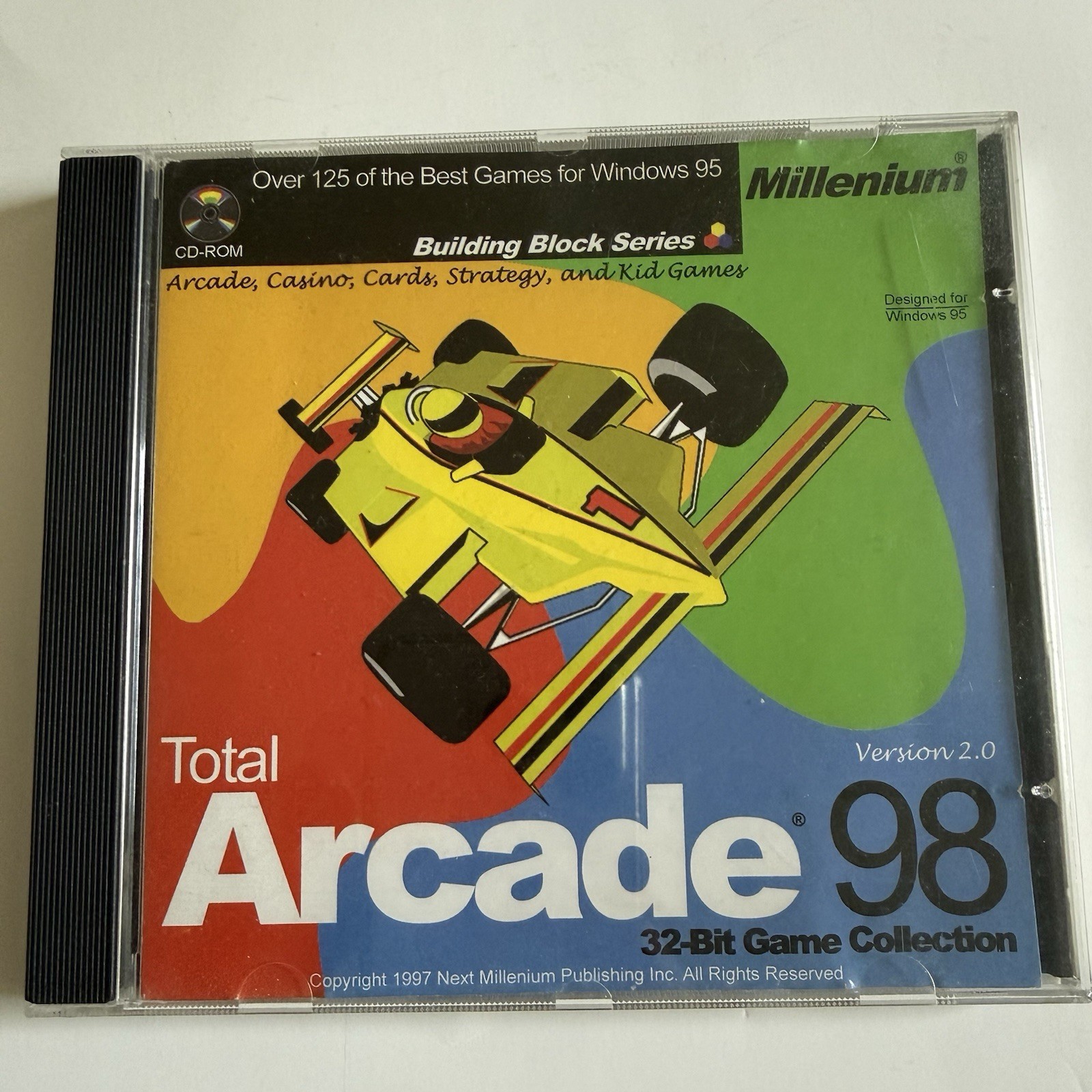 Total Arcade 98 v2 PC CD over 125 of the best classic games jewels tetris alien