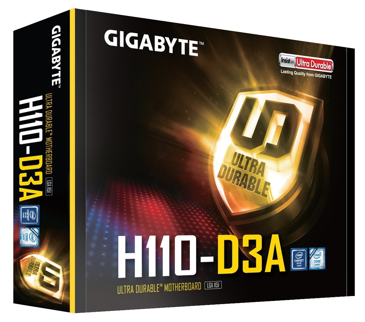 GIGABYTE GA-H110-D3A (rev. 1.0) LGA 1151 Intel H110 SATA 6Gb/s USB 3.1 ATX Intel