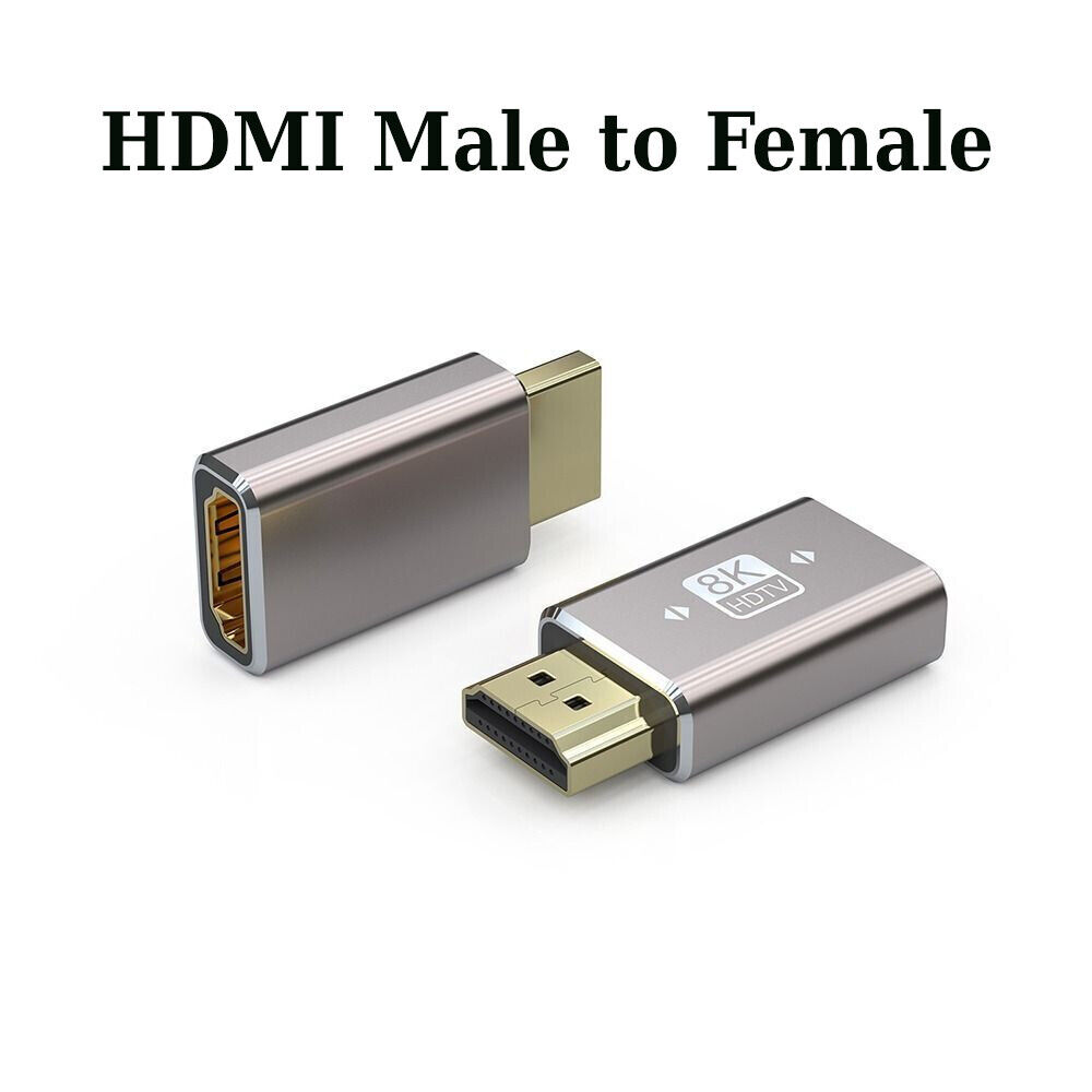 Premium HDMI Extender Joiner Male Female Connector Audio Video 8K UltraHD V2.1