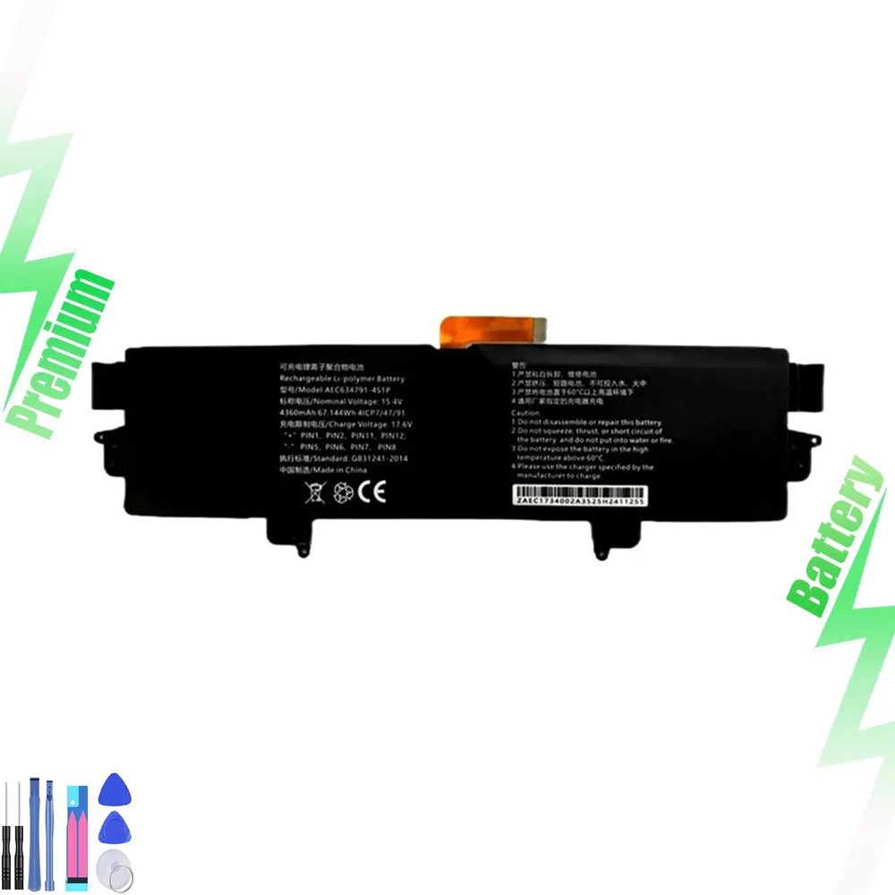 NEW Replace AEC634791-4S1P Battery For GPD Win Max2 Handheld Gaming Tablet PC