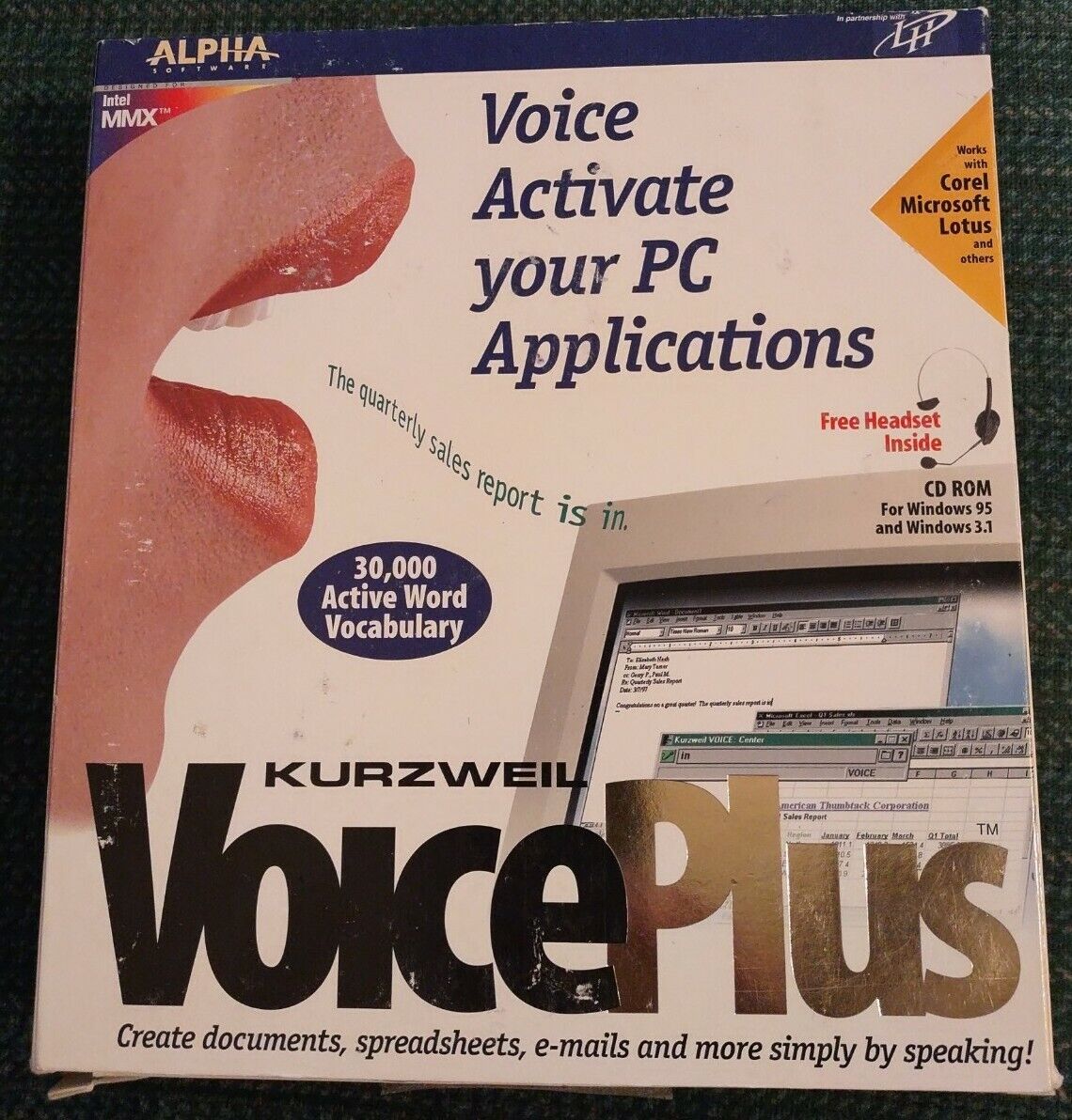 Alpha Software Kurzweil VoicePlus