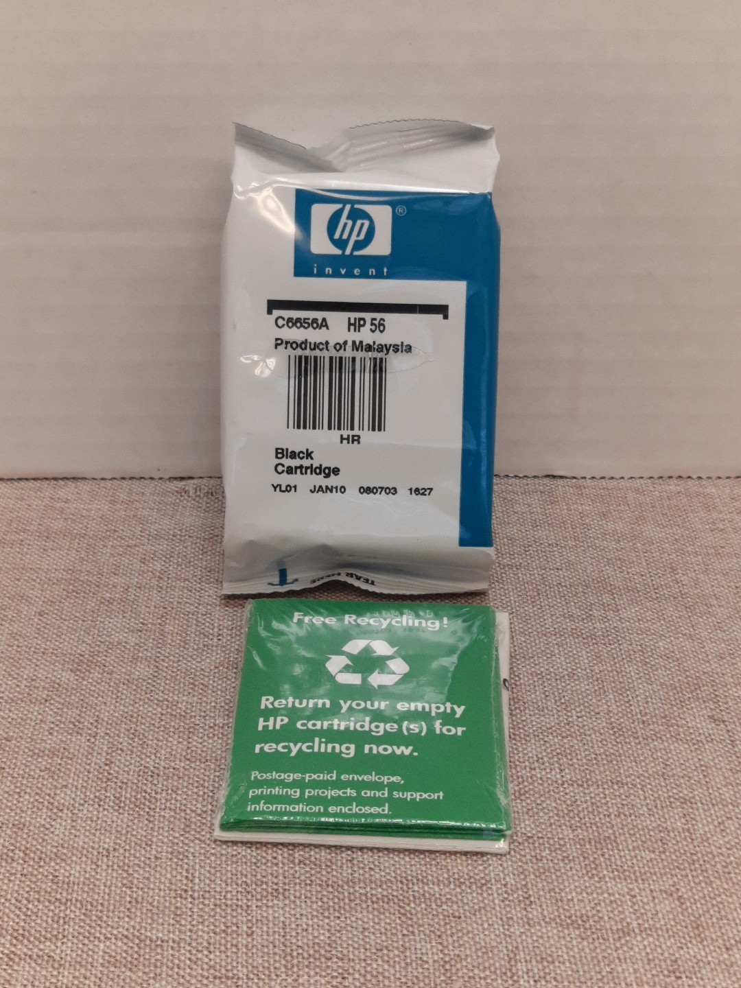 Genuine HP 56 Black Ink Cartridge OEM No Box