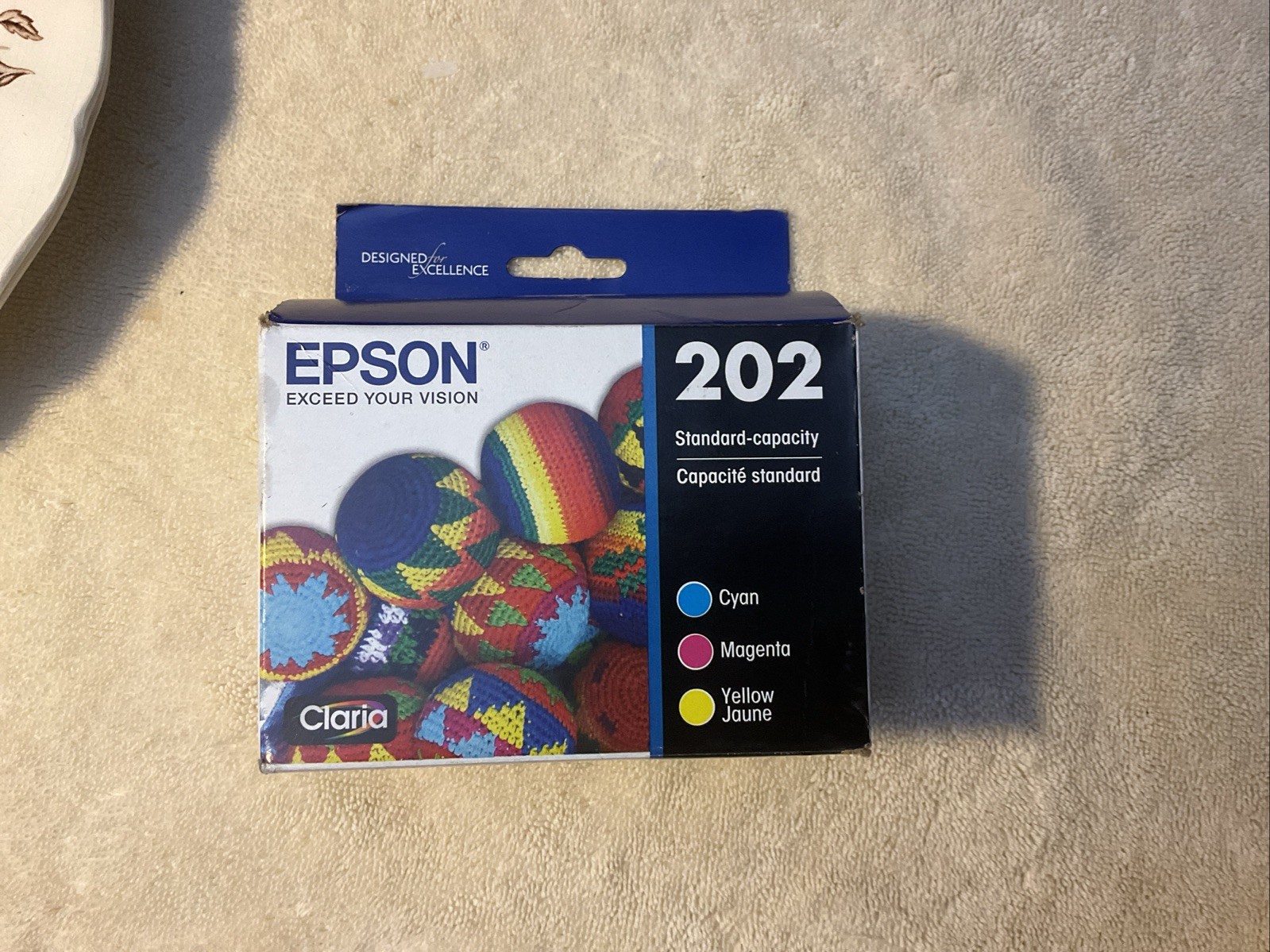 Epson 202 Color Ink Cartridge Magenta Yellow Cyan Exp. 12/2026