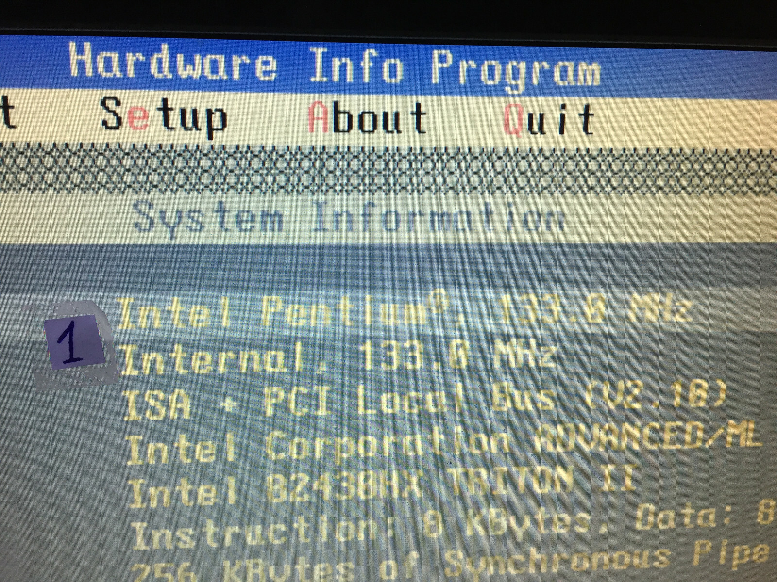 Intel Pentium - AMD Processor CPU Socket 5/7 MMX Ceramic Fiber Vintage TESTED k.
