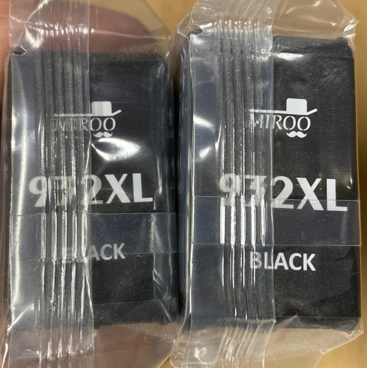 NEW 2 Miroo 932XL Black Ink Cartridges HP OficeJet 7612 6700 7110 6600 