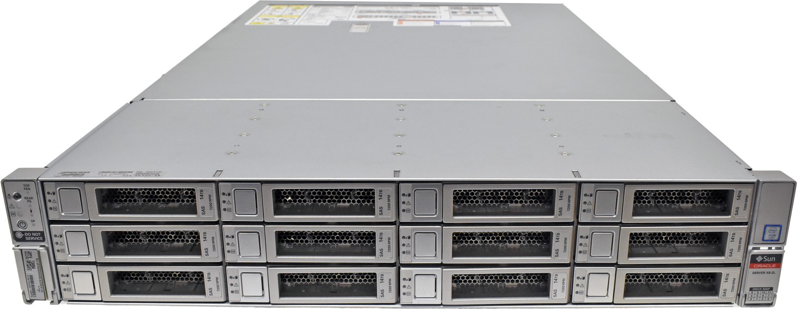 Sun Oracle X8-2L Rack Server 2x Silver 4108 64GB RAM 12x LFF 3.5 No HDD