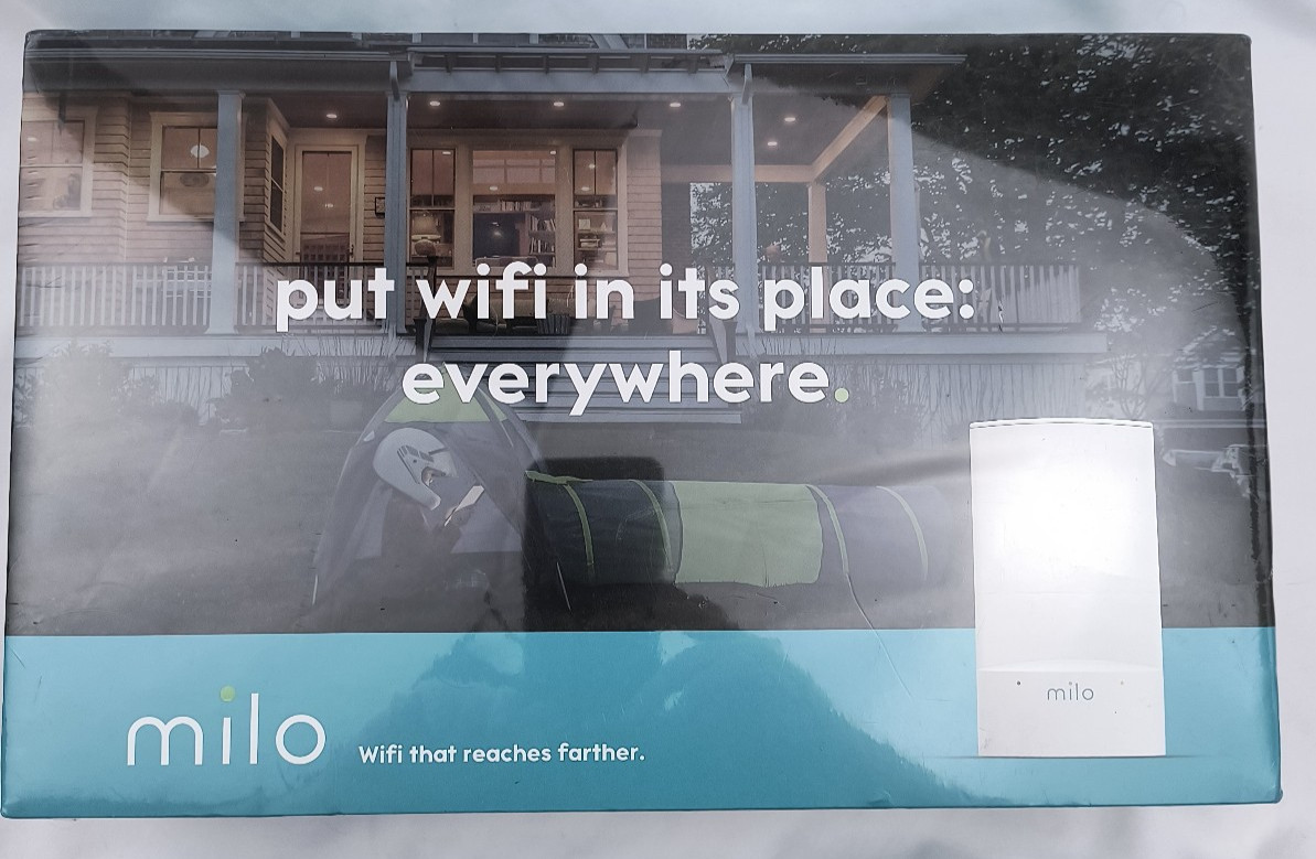 Milo 2.0 3-Pack Dual Band Mesh WiFi Range Extender System 802.11a/b/g/n