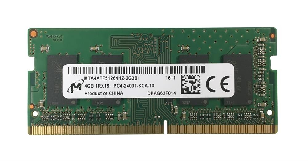 MICRON 4GB DDR4 2400 MHZ PC4-19200 SODIMM LAPTOP MEMORY RAM - GREEN