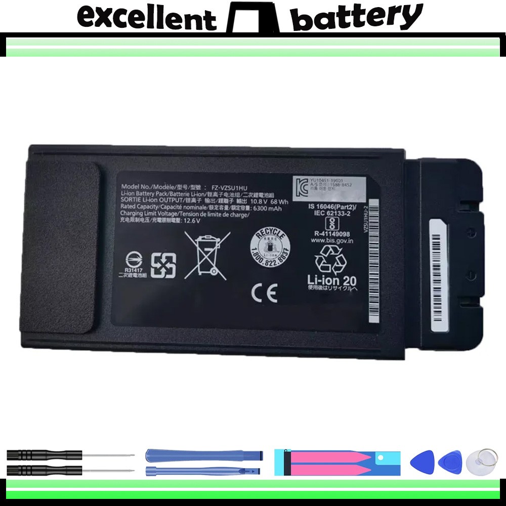 NEW FZ-55 FZ-VZSU1HU TOUGHBOOK 55 BATTERY FOR PANASONIC FZ-55 MK1 MK2 FZVZSU1HU