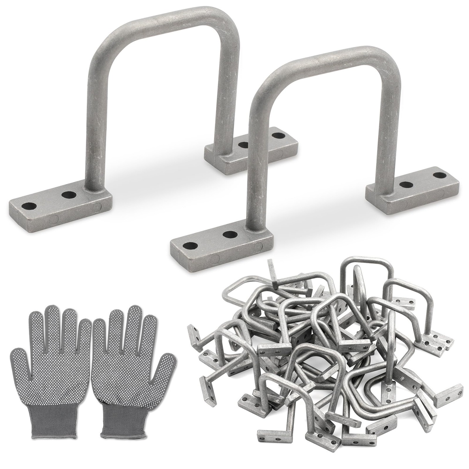 30 Pcs Cable Management D Ring - 2 Inch D Ring Aluminum Cable Distribution Ri...