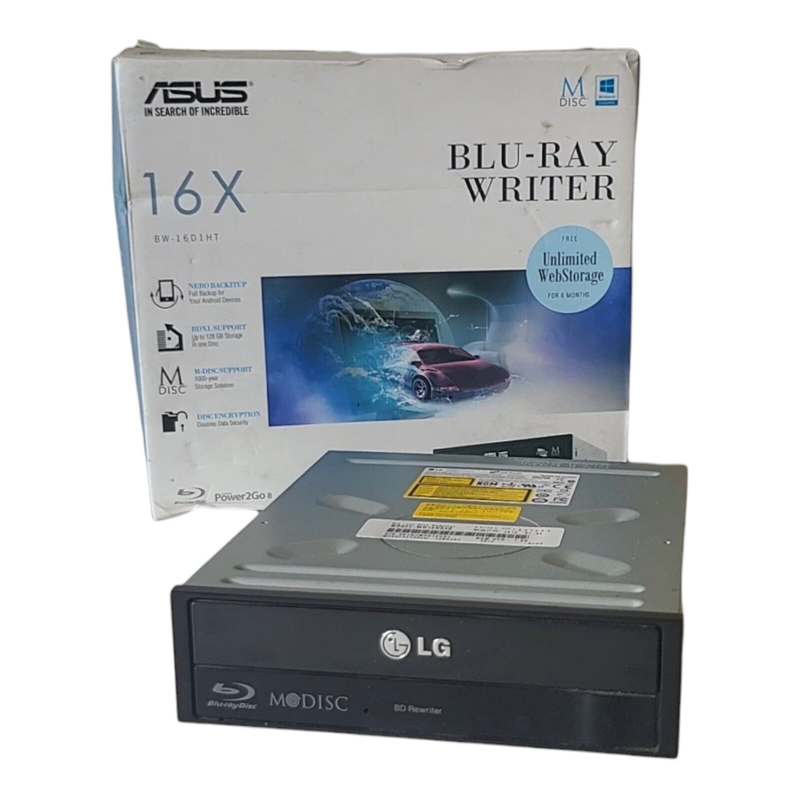 LG WH14NS40 Blu-ray CD DVD 14X SATA Rewriter Burner Desktop PC Internal Drive