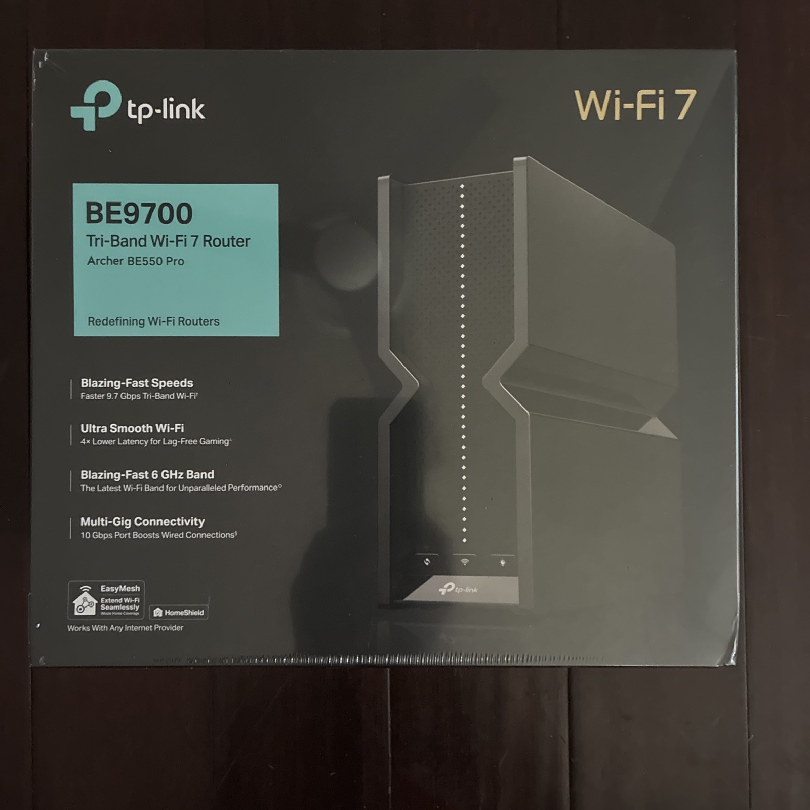 TP-Link BE9700 Tri-Band WiFi 7 Router (Archer BE550 Pro)