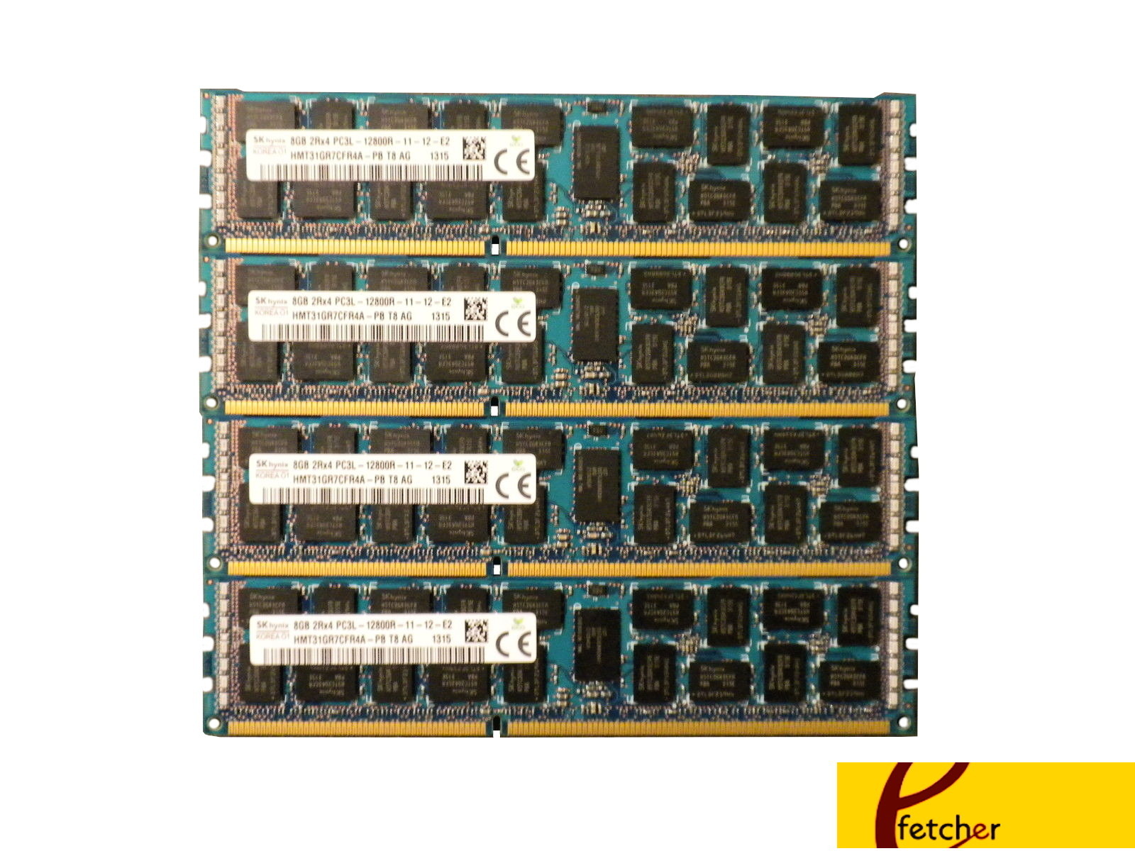 32GB (4 x 8GB) Memory for Dell PowerEdge R720XD R815 R820 T320 T420 T620 R7610