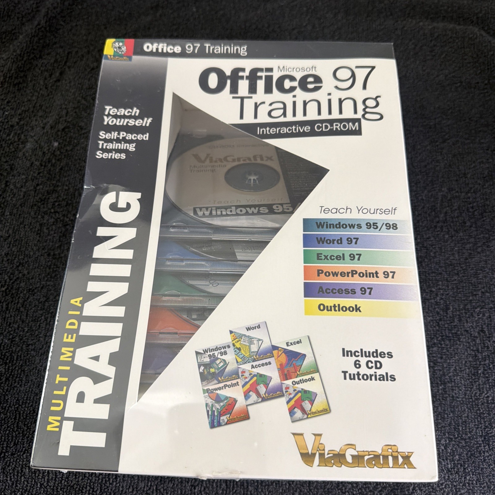 ViaGrafix Office 97 Windows Training Interactive CDROM Multimedia Tutorials T49
